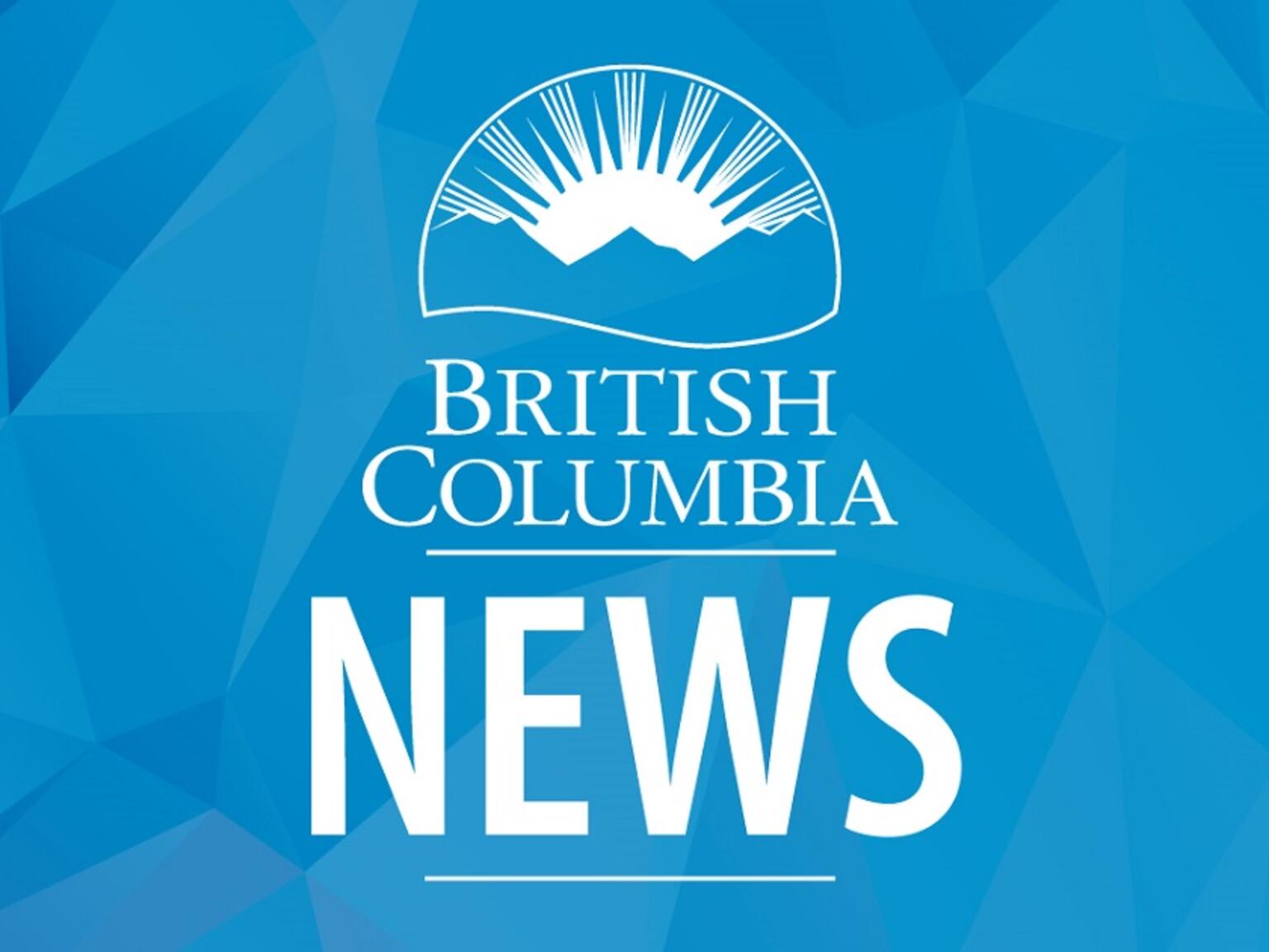 BC Logo with NEWS written underneath and abstract blue background